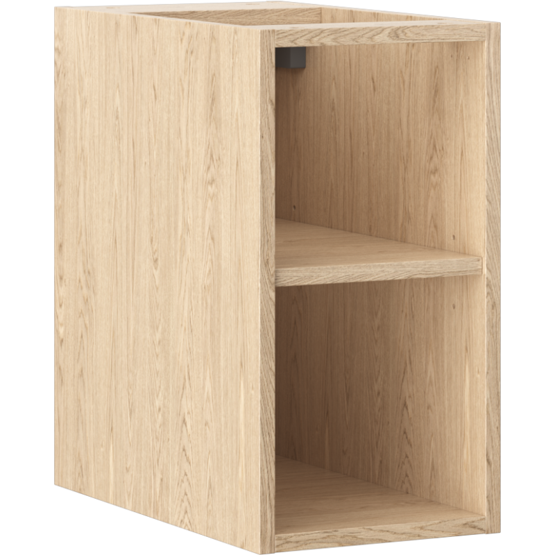 Mexen Box-A offenes Schrankfach mit Regal 25 cm, Eiche - 91AX2-0250-470-0-81