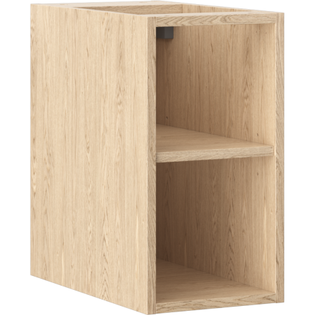 Mexen Box-A offener Schrank mit Regal 25 cm, Eiche - 91AX2-0250-470-0-81