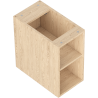 Mexen Box-A offener Schrank mit Regal 25 cm, Eiche - 91AX2-0250-470-0-81