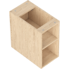 Mexen Box-A szafka otwarta z półką 25 cm, dąb - 91AX2-0250-470-0-81