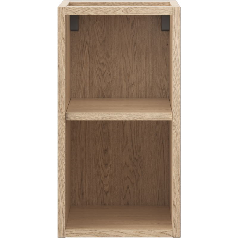 Mexen Box-A szafka otwarta z półką 25 cm, dąb - 91AX2-0250-470-0-81