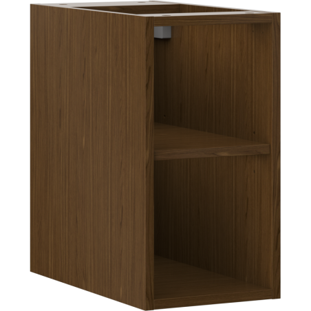 Mexen Box-A placard ouvert avec étagère 25 cm, noyer - 91AX2-0250-470-0-86