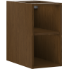 Mexen Box-A armadietto aperto con ripiano 25 cm, noce - 91AX2-0250-470-0-86