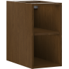 Mexen Box-A open cabinet with shelf 25 cm, walnut - 91AX2-0250-470-0-86