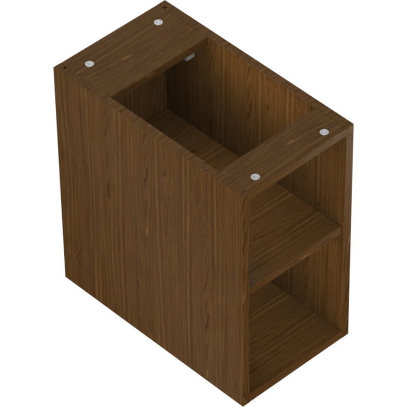 Mexen Box-A avatud kapp riiuliga 25 cm, pähkel - 91AX2-0250-470-0-86