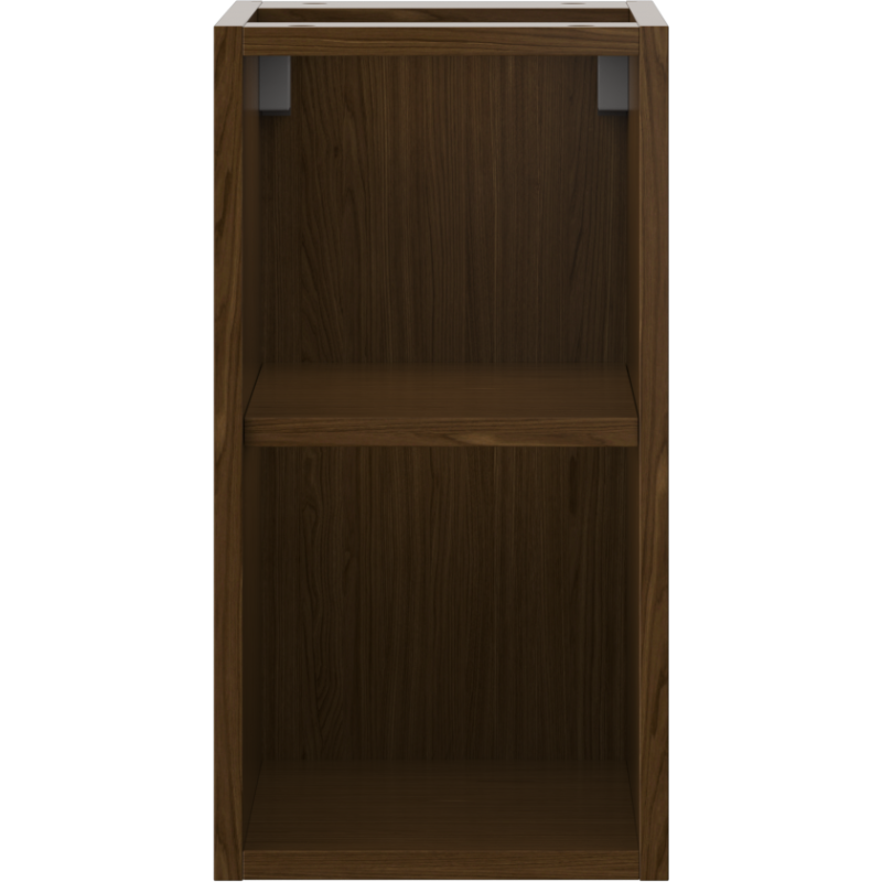 Mexen Box-A armadietto aperto con ripiano 25 cm, noce - 91AX2-0250-470-0-86