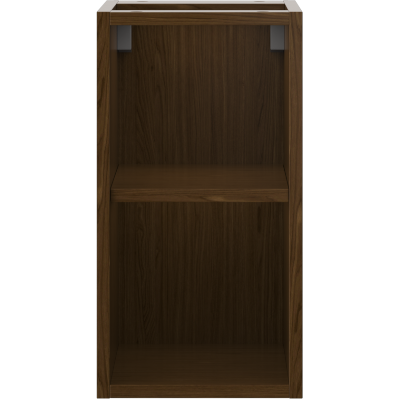 Mexen Box-A öppen skåp med hylla 25 cm, valnöt - 91AX2-0250-470-0-86