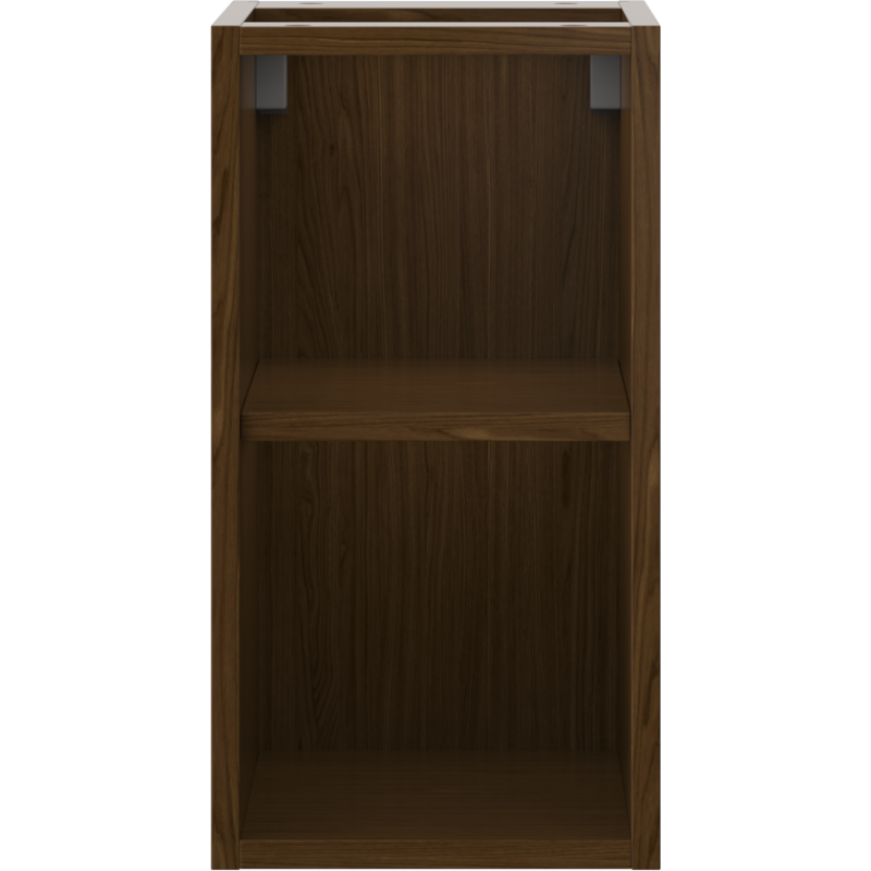 Mexen Box-A szafka otwarta z półką 25 cm, orzech - 91AX2-0250-470-0-86