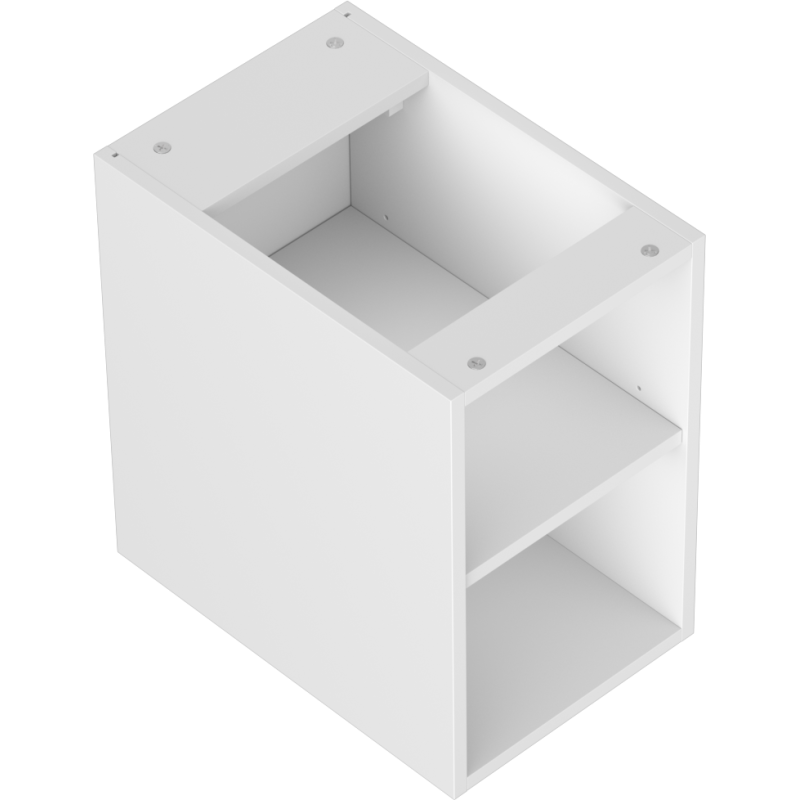 Mexen Box-A open cabinet with shelf 30 cm, white matte - 91AX2-0300-470-0-01