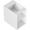 Mexen Box-A armadietto aperto con ripiano 30 cm, bianco opaco - 91AX2-0300-470-0-01