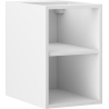 Mexen Box-A open kastje met plank 30 cm, mat wit - 91AX2-0300-470-0-01
