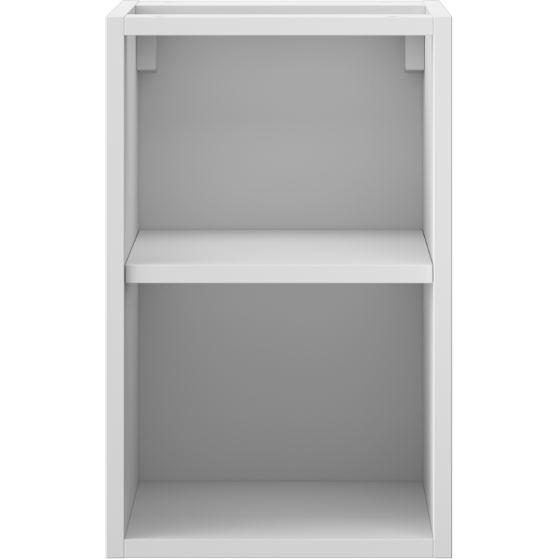 Mexen Box-A szafka otwarta z półką 30 cm, biała mat - 91AX2-0300-470-0-01