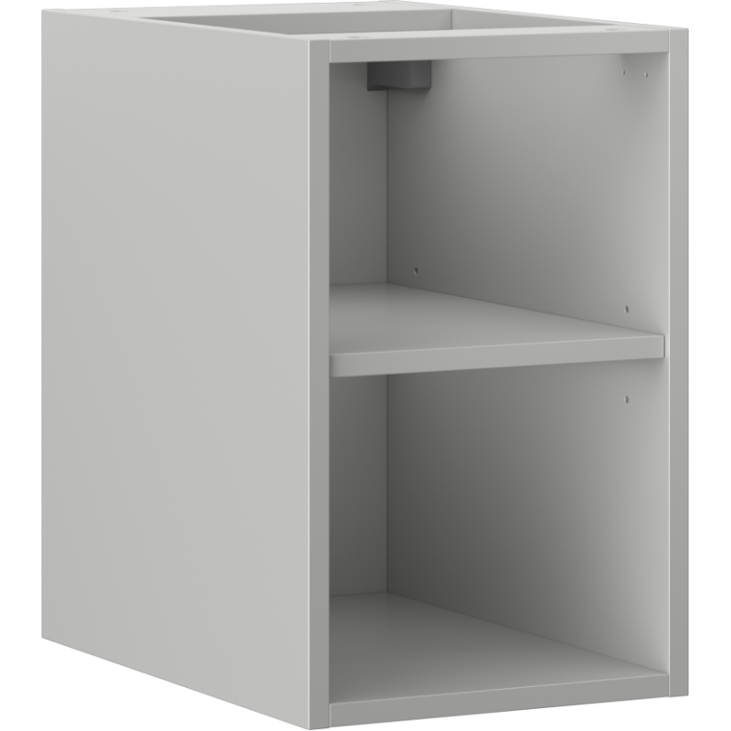 Mexen Box-A szafka otwarta z półką 30 cm, szara mat - 91AX2-0300-470-0-62