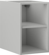 Mexen Box-A open kastje met plank 30 cm, grijs mat - 91AX2-0300-470-0-62