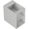 Mexen Box-A avatud kapp, riiuliga 30 cm, hall matt - 91AX2-0300-470-0-62