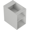 Mexen Box-A szafka otwarta z półką 30 cm, szara mat - 91AX2-0300-470-0-62