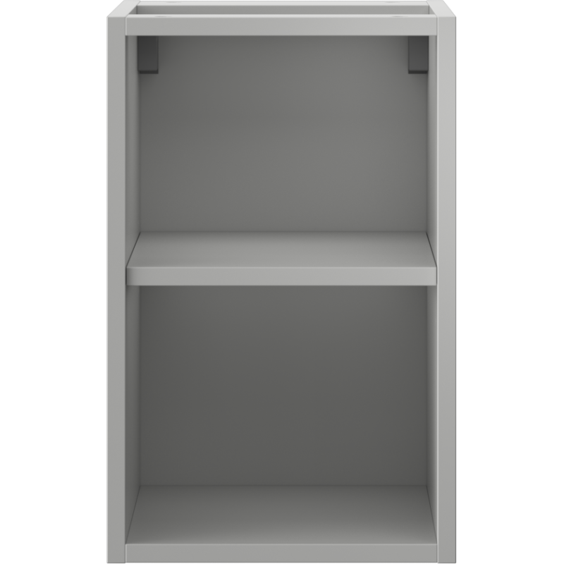 Mexen Box-A szafka otwarta z półką 30 cm, szara mat - 91AX2-0300-470-0-62