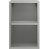 Mexen Box-A offene Schrank mit Regal 30 cm, grau matt - 91AX2-0300-470-0-62