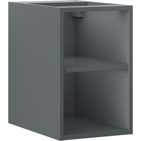 Mexen Box-A öppen skåp med hylla 30 cm, grafit matt - 91AX2-0300-470-0-66