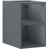 Mexen Box-A open cabinet with shelf 30 cm, matte graphite - 91AX2-0300-470-0-66