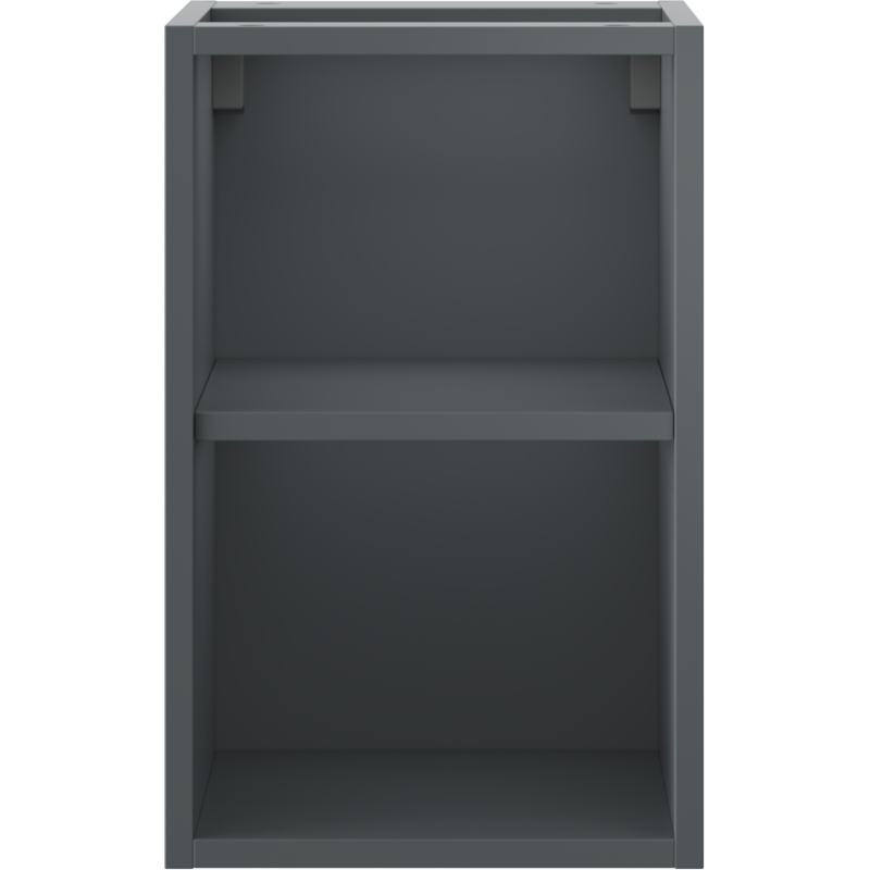 Mexen Box-A armoire ouverte avec étagère 30 cm, graphite mat - 91AX2-0300-470-0-66