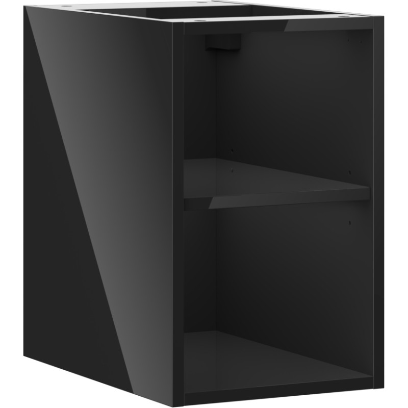 Mexen Box-A avatud kapp riiuliga 30 cm, must läige - 91AX2-0300-470-0-70