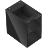Mexen Box-A mobiletto aperto con ripiano 30 cm, nero lucido - 91AX2-0300-470-0-70