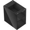 Mexen Box-A szafka otwarta z półką 30 cm, czarna połysk - 91AX2-0300-470-0-70