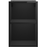 Mexen Box-A szafka otwarta z półką 30 cm, czarna połysk - 91AX2-0300-470-0-70