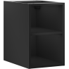Mexen Box-A open kastje met plank 30 cm, zwart mat - 91AX2-0300-470-0-71
