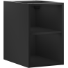 Mexen Box-A szafka otwarta z półką 30 cm, czarna mat - 91AX2-0300-470-0-71