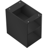 Mexen Box-A szafka otwarta z półką 30 cm, czarna mat - 91AX2-0300-470-0-71