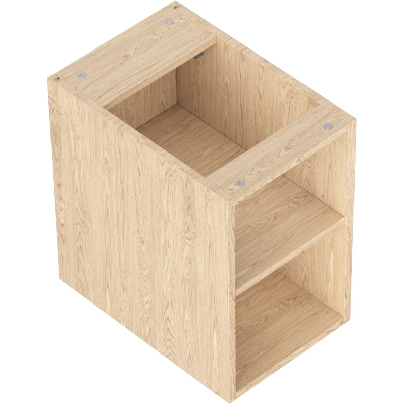 Mexen Box-A avatud kapp riiuliga 30 cm, tamm - 91AX2-0300-470-0-81