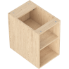 Mexen Box-A szafka otwarta z półką 30 cm, dąb - 91AX2-0300-470-0-81