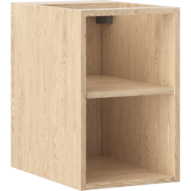 Mexen Box-A offener Schrank mit Regal 30 cm, Eiche - 91AX2-0300-470-0-81