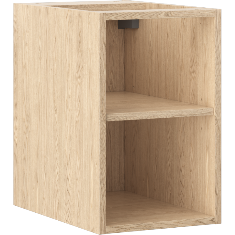 Mexen Box-A open cabinet with shelf 30 cm, oak - 91AX2-0300-470-0-81
