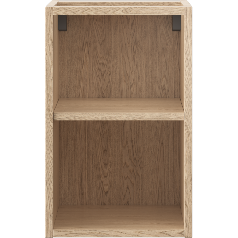 Mexen Box-A open cabinet with shelf 30 cm, oak - 91AX2-0300-470-0-81