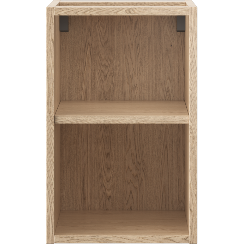 Mexen Box-A szafka otwarta z półką 30 cm, dąb - 91AX2-0300-470-0-81