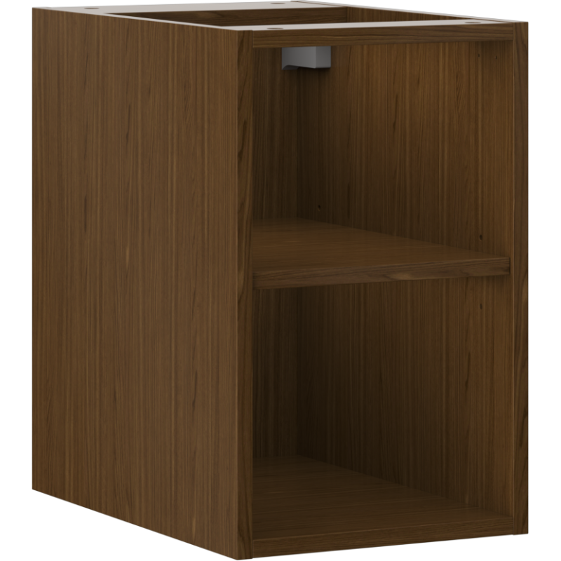 Mexen Box-A szafka otwarta z półką 30 cm, orzech - 91AX2-0300-470-0-86