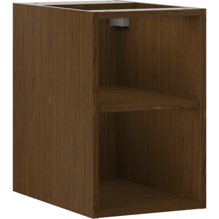 Mexen Box-A open cabinet with shelf 30 cm, walnut - 91AX2-0300-470-0-86