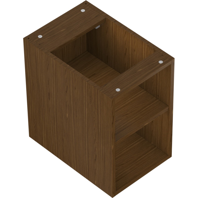 Mexen Box-A avatud kapp riiuliga 30 cm, pähkel - 91AX2-0300-470-0-86