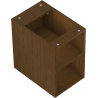 Mexen Box-A armario abierto con estante 30 cm, nogal - 91AX2-0300-470-0-86