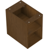 Mexen Box-A open cabinet with shelf 30 cm, walnut - 91AX2-0300-470-0-86