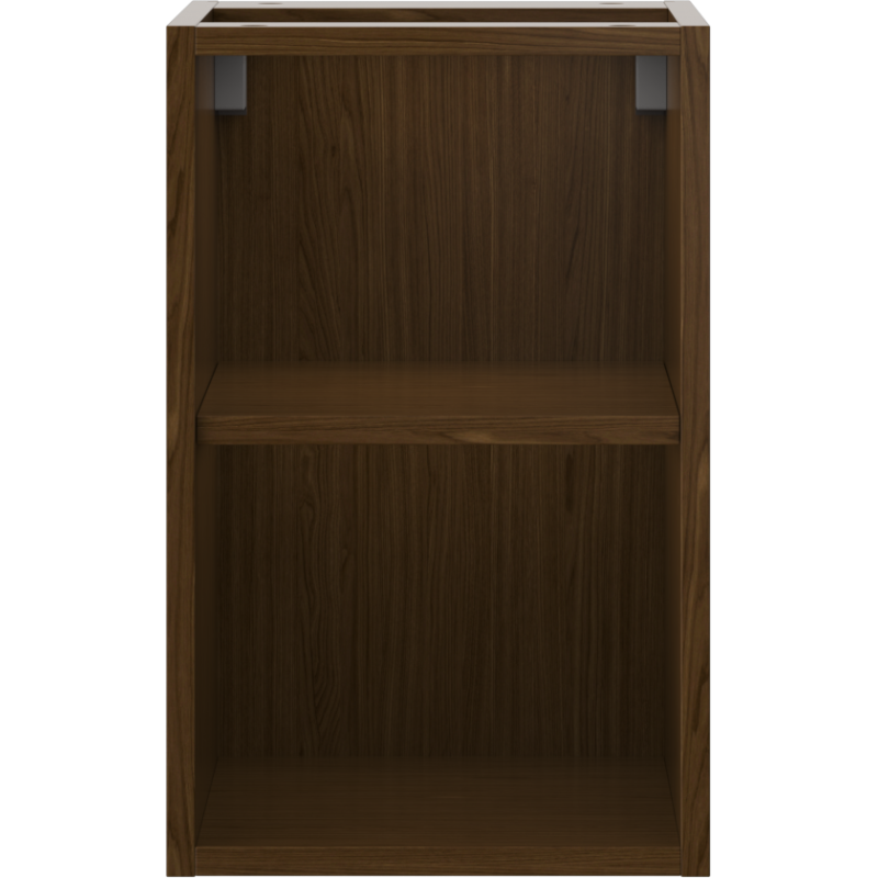 Mexen Box-A open cabinet with shelf 30 cm, walnut - 91AX2-0300-470-0-86