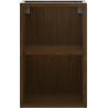 Mexen Box-A avatud kapp riiuliga 30 cm, pähkel - 91AX2-0300-470-0-86