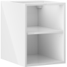 Mexen Box-A meuble ouvert avec étagère 35 cm, blanc brillant - 91AX2-0350-470-0-00
