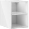Mexen Box-A offene Schrank mit Regal 35 cm, weiß glänzend - 91AX2-0350-470-0-00