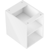 Mexen Box-A szafka otwarta z półką 35 cm, biała połysk - 91AX2-0350-470-0-00