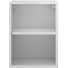 Mexen Box-A offener Schrank mit Regal 35 cm, weiß glänzend - 91AX2-0350-470-0-00