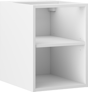 Mexen Box-A offener Schrank mit Regal 35 cm, weiß matt - 91AX2-0350-470-0-01